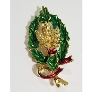 Gerry's Christmas pin/brooch two inches  1.1337